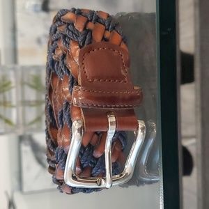 Crook Horn Woven Belt Sz 46